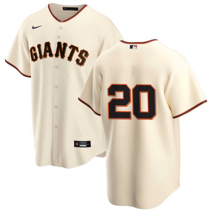 Nike Men #20 Monte Irvin San Francisco Giants Baseball Jerseys Sale-Cream